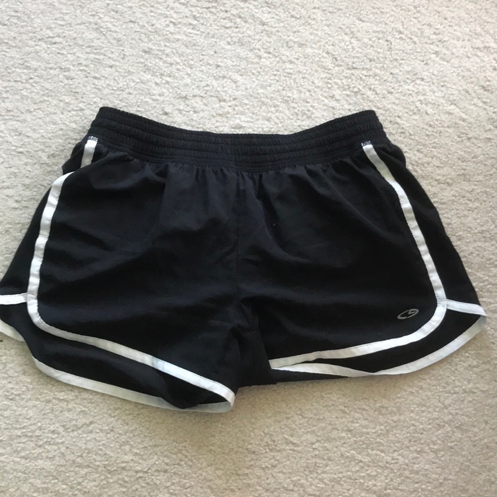 Black workout shorts